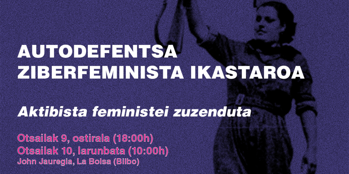 Autodefentsa Ziberfeministari buruzko tailerra